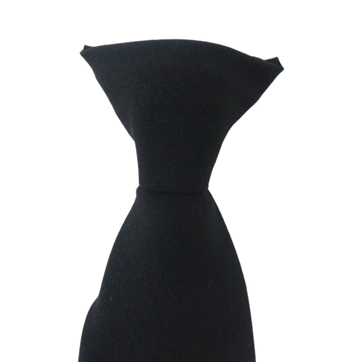 Black Clip On Shirt Tie
