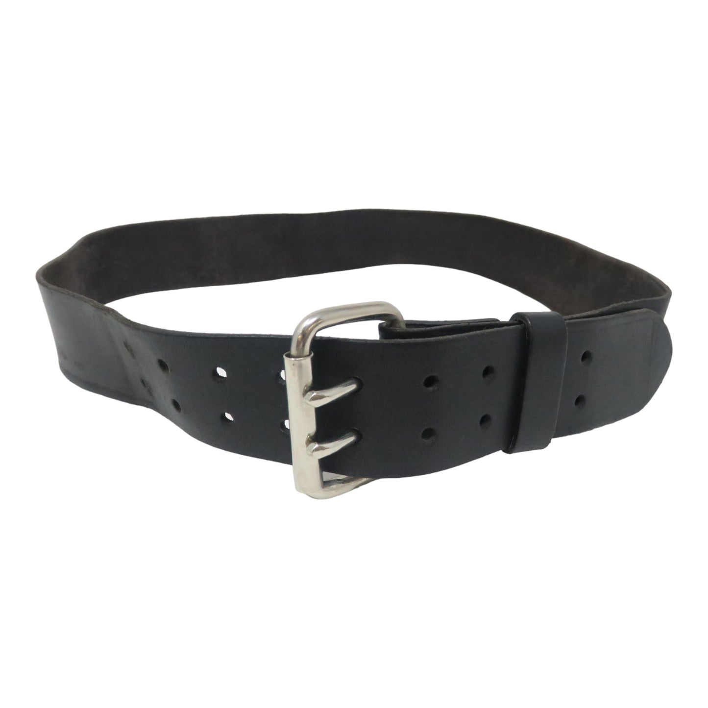 Double Prong Leather Belt