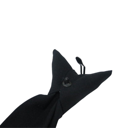 Black Clip On Shirt Tie