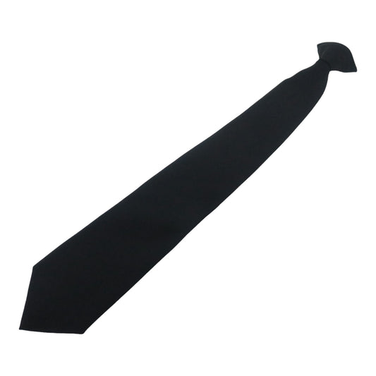 Black Clip On Shirt Tie