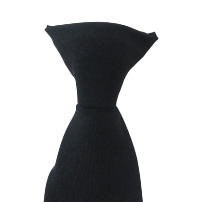 Black Clip On Shirt Tie