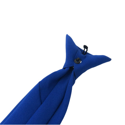 Blue Clip On Shirt Tie